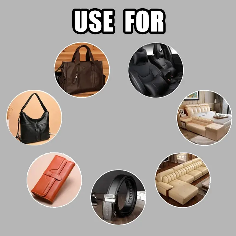 Self-adhesive Leather Repair Patch For Furniture Sofa Car Seats Shoes Bags DIY Supply Back Adhesive Thick Leather Fabric PU Tape