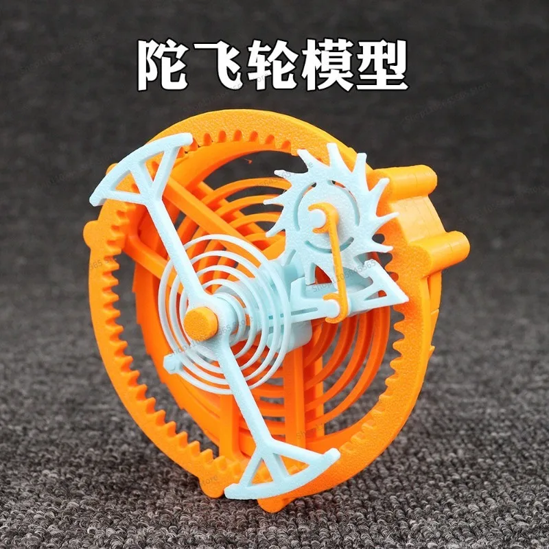 Tourbillon Model Mechanical Clock Drive Clock Internal Structure Principle Science and Technology Museum Teaching