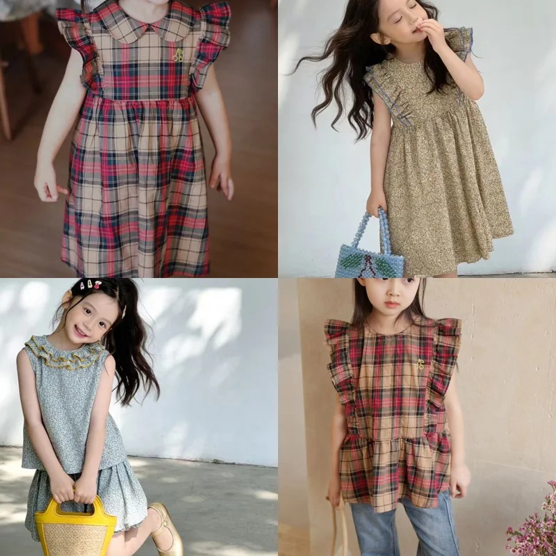 

Предзаказ 2026: НОВЫЕ летне-весенние комплекты для девочек, рубашка с вышивкой вишней, платье для девочек, детская одежда, топ для мальчиков, одежда для малышей