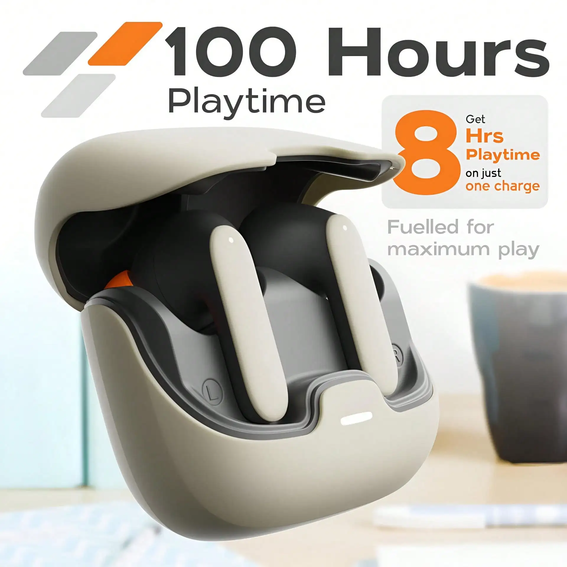

Wireless Earphones BT 5.4 Low Latency Long Range In Ear Bluetooth Earphones Microphone Noise Reduction Fast Charging Game Mode Play Game Listen Music Headset