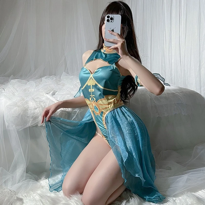 

Древний стиль, сексуальный комплект женского нижнего белья с принтом, страстный ретро-ролевая игра, традиционное эротическое белье, игра для пары, экзотический костюм