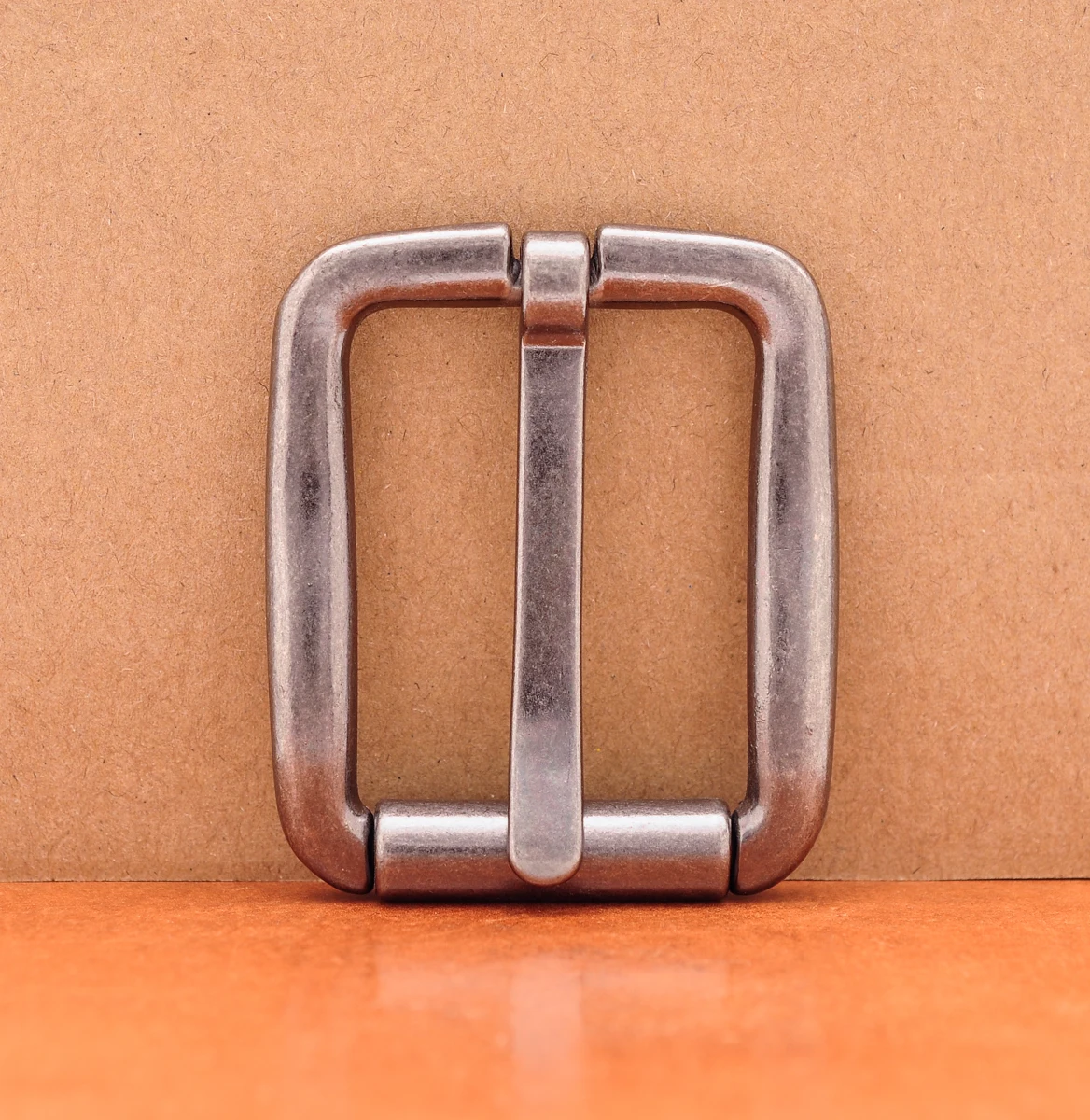 1-1/2" Quality Strong Metal Solid Antique Siliver Men Pin End Bar Buckle Leathercraft Jeans Belt Buckle Fit 39mm