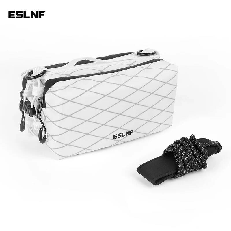  ESLNF Bike Top Tube Floating Installation Method Cycling Saddlebags Large Capacity Bag Bicycle Accessories 