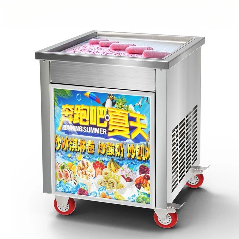 

Fried Ice Machine Thick Cut Fried Yogurt Machine Commercial Control Ice Cream Roller