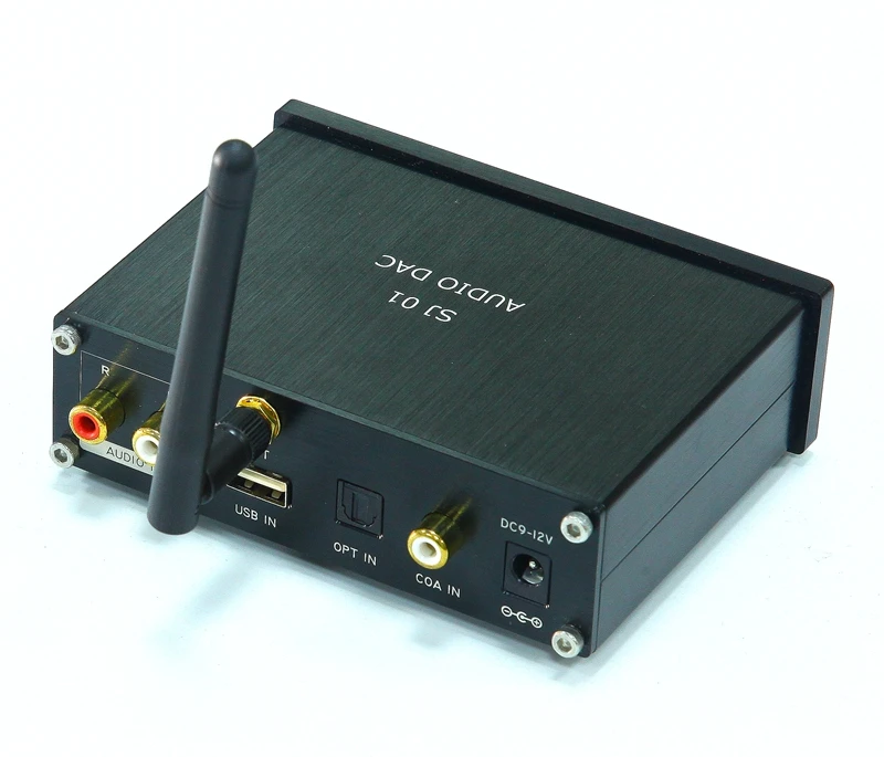 DAC audiophile HiFi decoding 192KHz 24BIT fiber coaxial USB Bluetooth 5.0 receiver