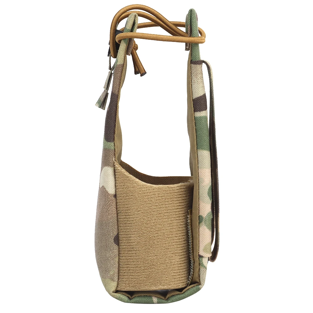 Tactical Radio Pouch Universal Adjustable Radio Holder Bag For PRC 148/152 Molle Elastic Cord Airsoft Hunting Pouch