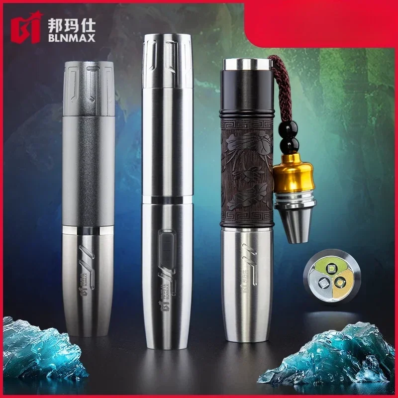 High Luminosity Gemstone Testing Flashlight for Precise Evaluation of Jade and Jewelry with Red Coral, Souvenir Huali,