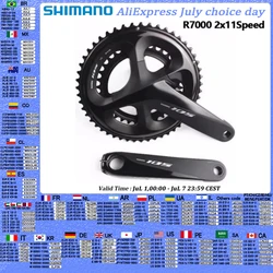 Shimano 105 R7000 Aynakol 2x11 Hız R7100 2x12s 165/170/172.5/175mm 52-36T/53-39T/50-34T Yol Bisikleti Bisiklet Krank Güncelleme 5800