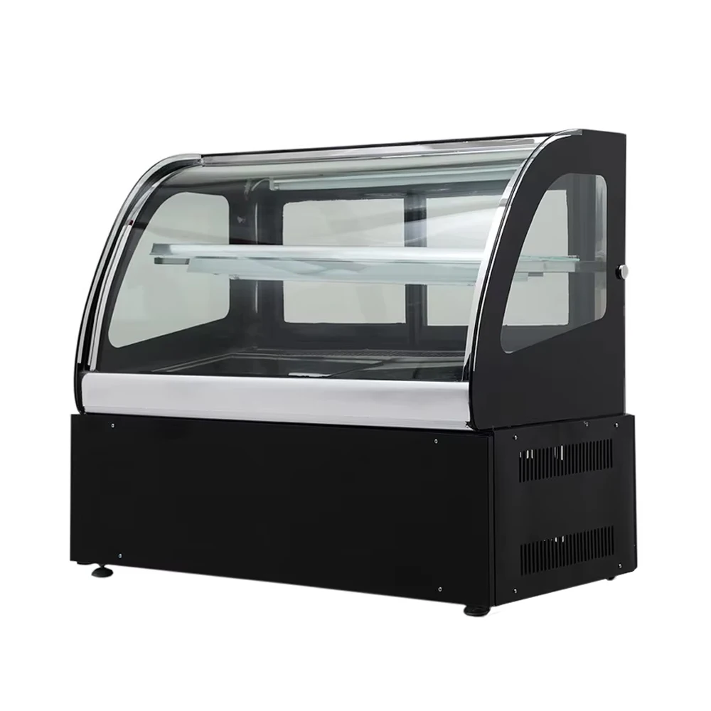 

XEOLEO Commercial Bakery Case Display Refrigerated Table Cake Cabinet Freezer Display Door Refrigerator Cake Display Case