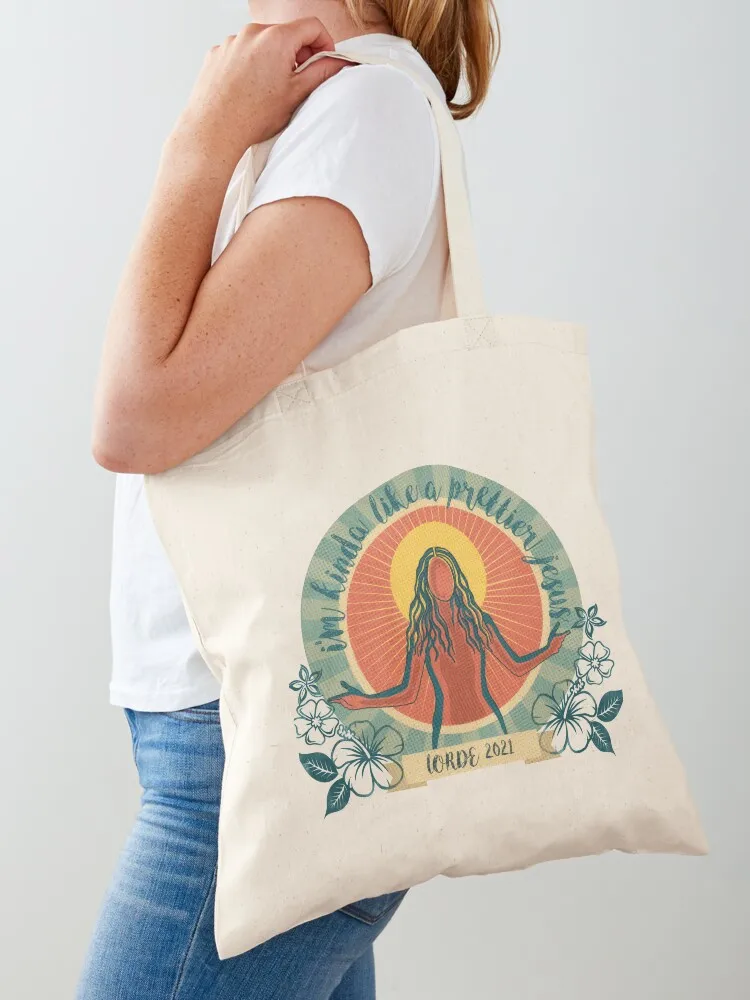 

I'm kinda like a prettier jesus Tote Bag shopping bag shopper bag woman Cloth bags handbag