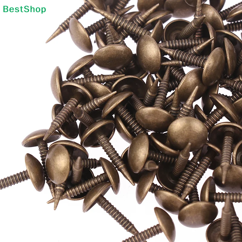 ★ 100개 앤틱 브론즈 장식용 못, 보석함, 나무 상 - Furniture Upholstery Hardware 리뷰 및 가격
