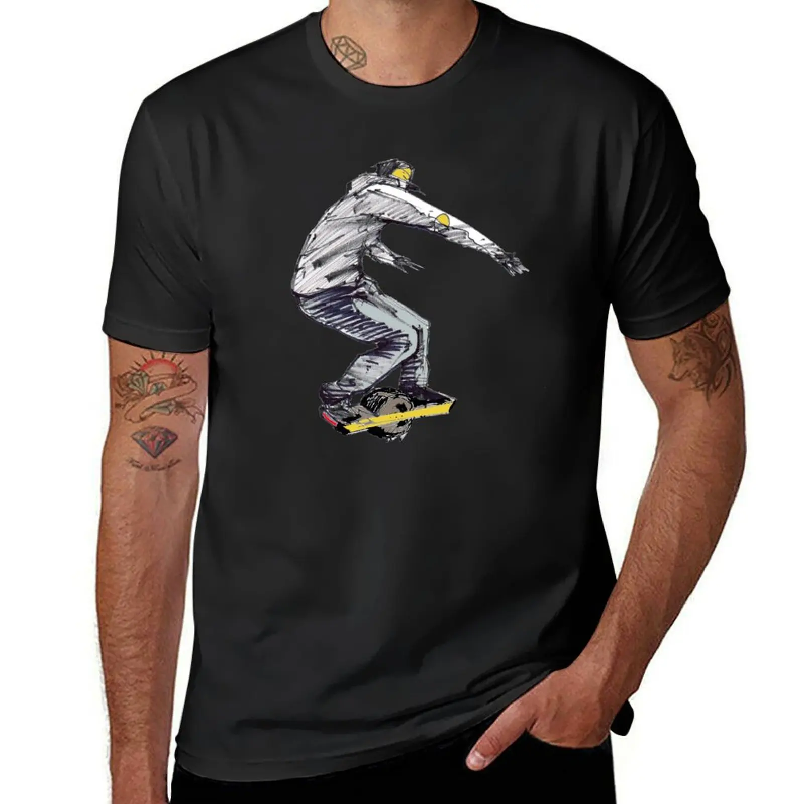 Onewheel Grip T-Shirt Blouse quick-drying customizeds workout shirts for men