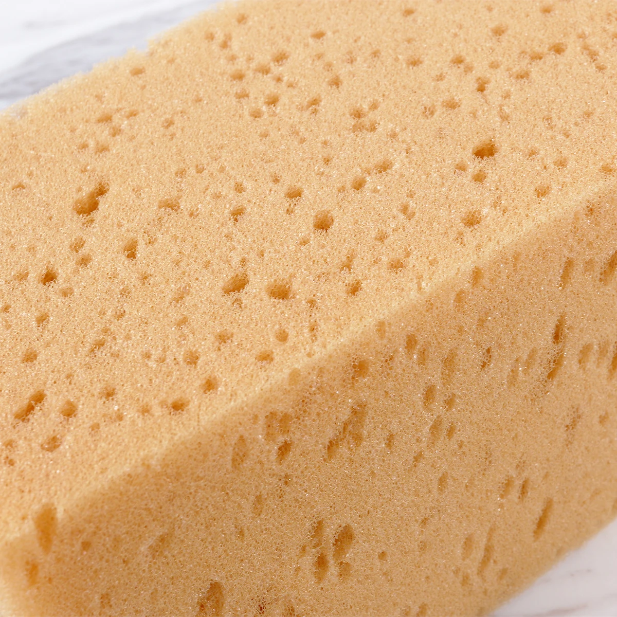 

Vehicle Washing Sponge Yellow Soft and Absorbent 17x11x9cm Car Cleaning Sponge for Fast Scratch Free Auto Wash