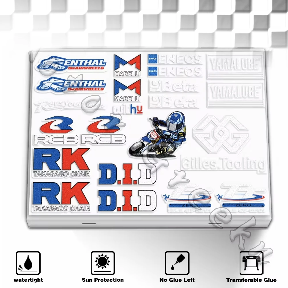 

Motorcycle Stereoscopic UV Helmet Sticker Car Bike Decal Accessories Waterproof For XMAX Nmax Tmax MT09 R6 R3 FZ6 R1 mt07