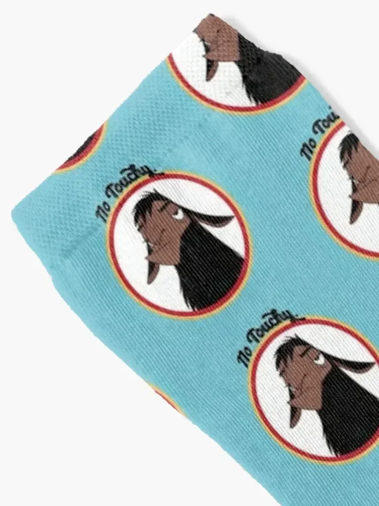 Kuzco NO TOUCHY sad llama emperor's new groove emperor david spade back off no touch funny gift Socks summer Men Socks Women's