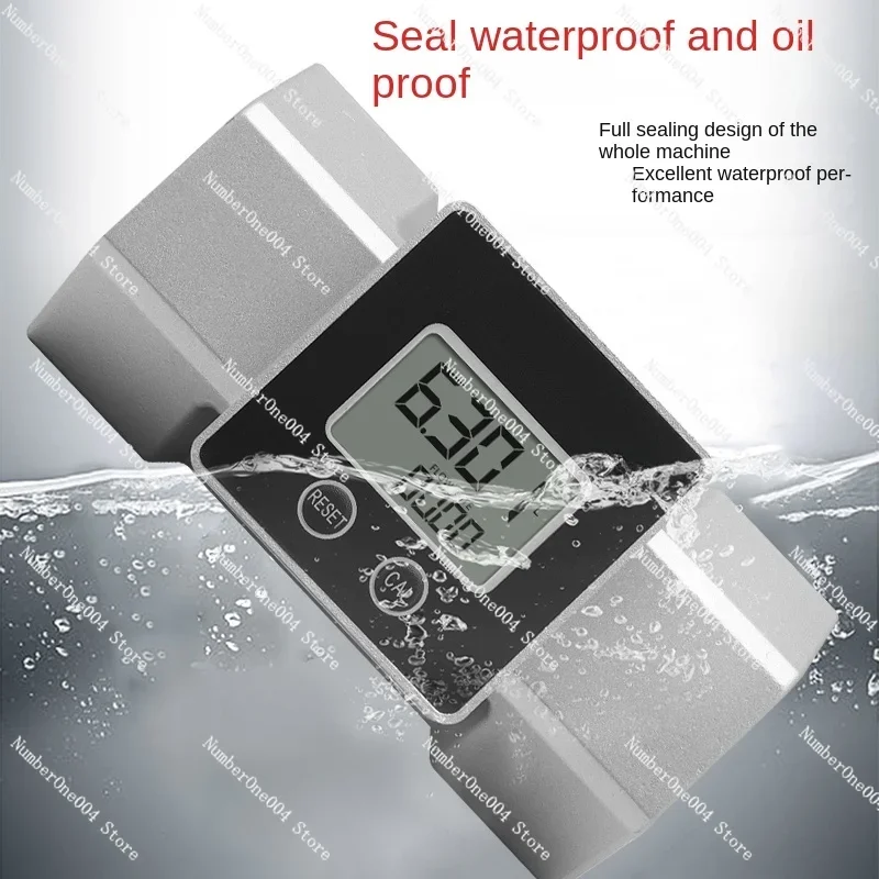 Stainless steel turbine flowmeter Diesel gasoline methanol water electronic digital display chemical liquid meter