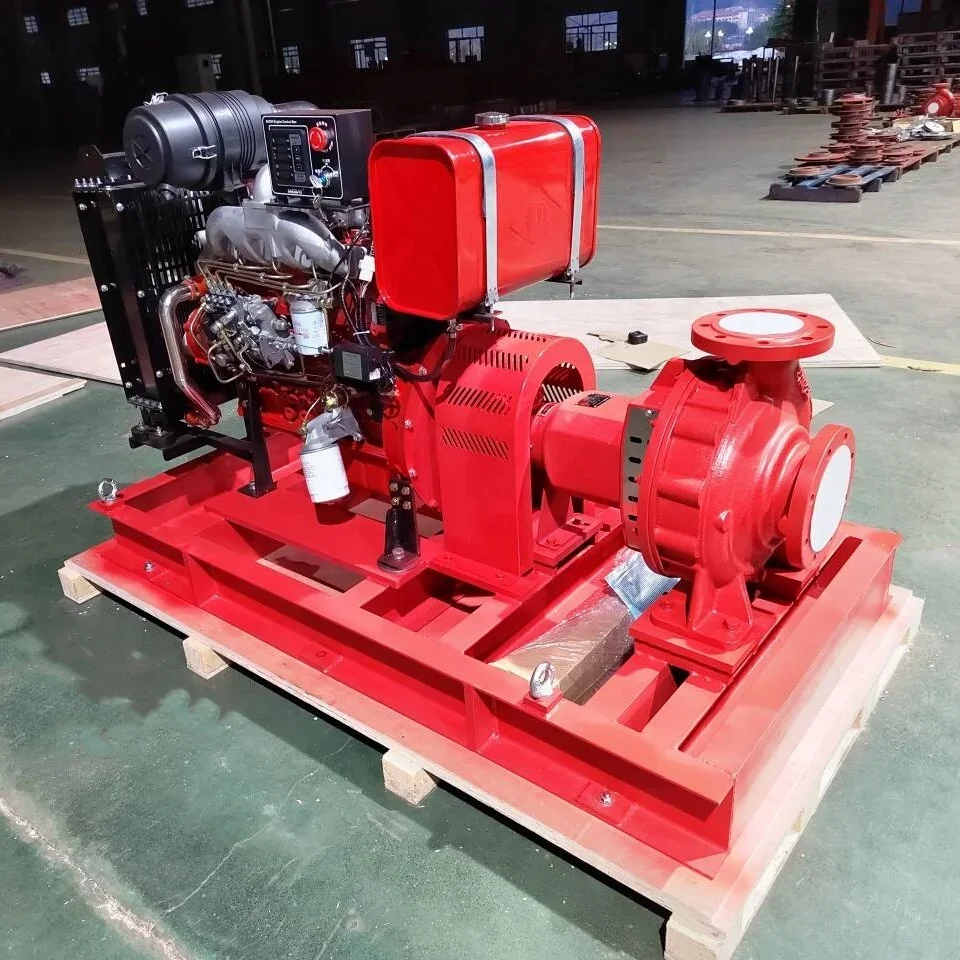 

PASON PUMP Marine Fire Fighting Pump Set 4 inch 500 GPM Engine Fire Fighting Pumps Residential Fire Pump