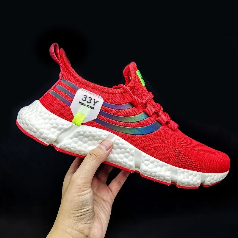 

Men's Running Shoes Summer New Ultra Light Shock Absorbing Casual Shoes All Day Comfortable Gym Training Outdoor Hiking Shoes