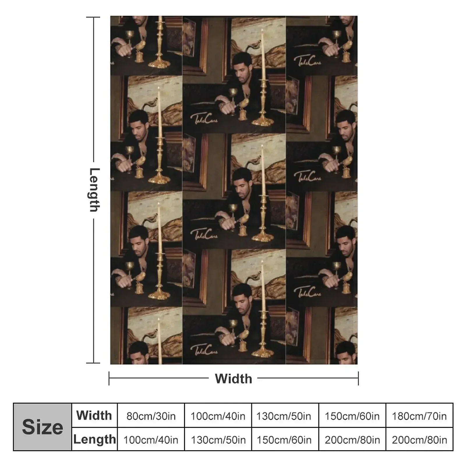 Drake Take Care Throw Blanket Designers sofa bed Decoratives Fashion Sofas Thins Picnic Blankets