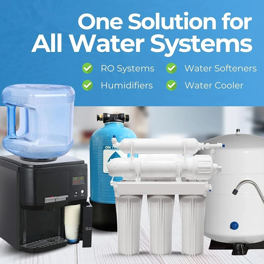 Liquid Cleaner Reverse Osmosis RO System Water Softener Cooler Comprehensive Formula Enhanced Water Quality Multi-Purpose Use