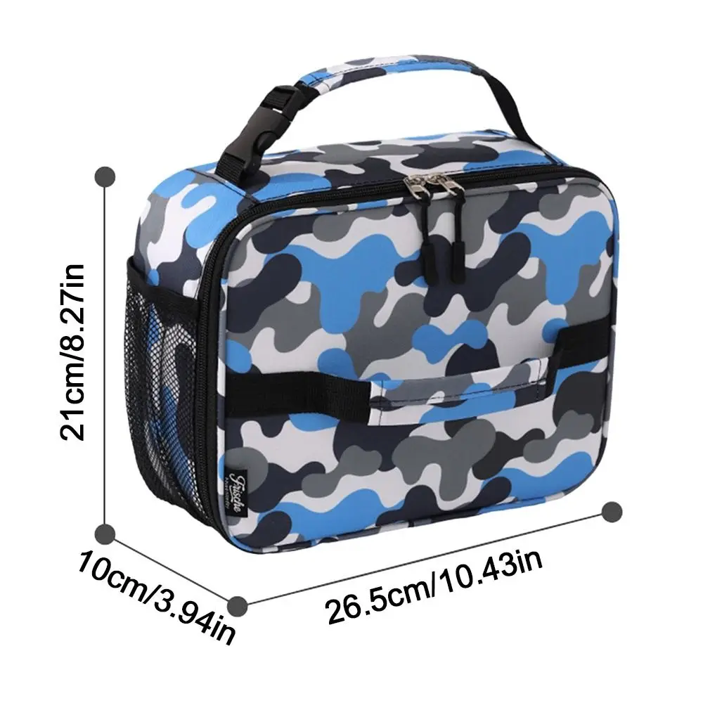 Langlebige Große Kinder-Lunchbox Wasserdichte Auslaufsichere Schüler-Kühltasche Verstärkte Tragbare Tragetasche für Schüler – Detail 3