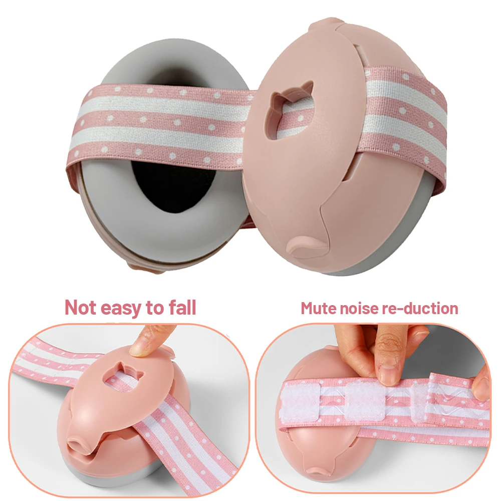 Baby Noise Cancelling Headphones for Baby 0-36 Months Soundproof Ear Muffs for Baby Ear Protection Helps Sleep