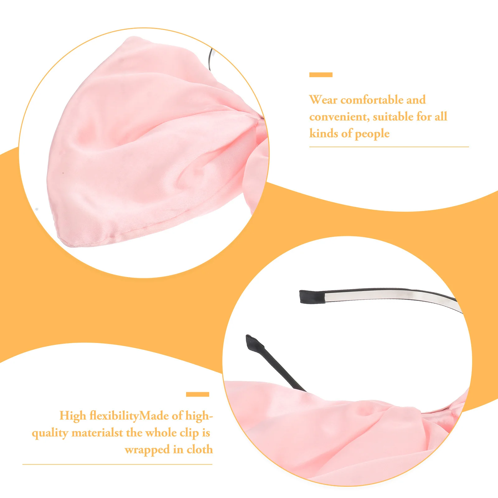 

Bowknot Headband Pink Christmas Party Hair Accessories for Women Girl Lightweight Hair Bands Bowknot Hairband Boeknot Headdress