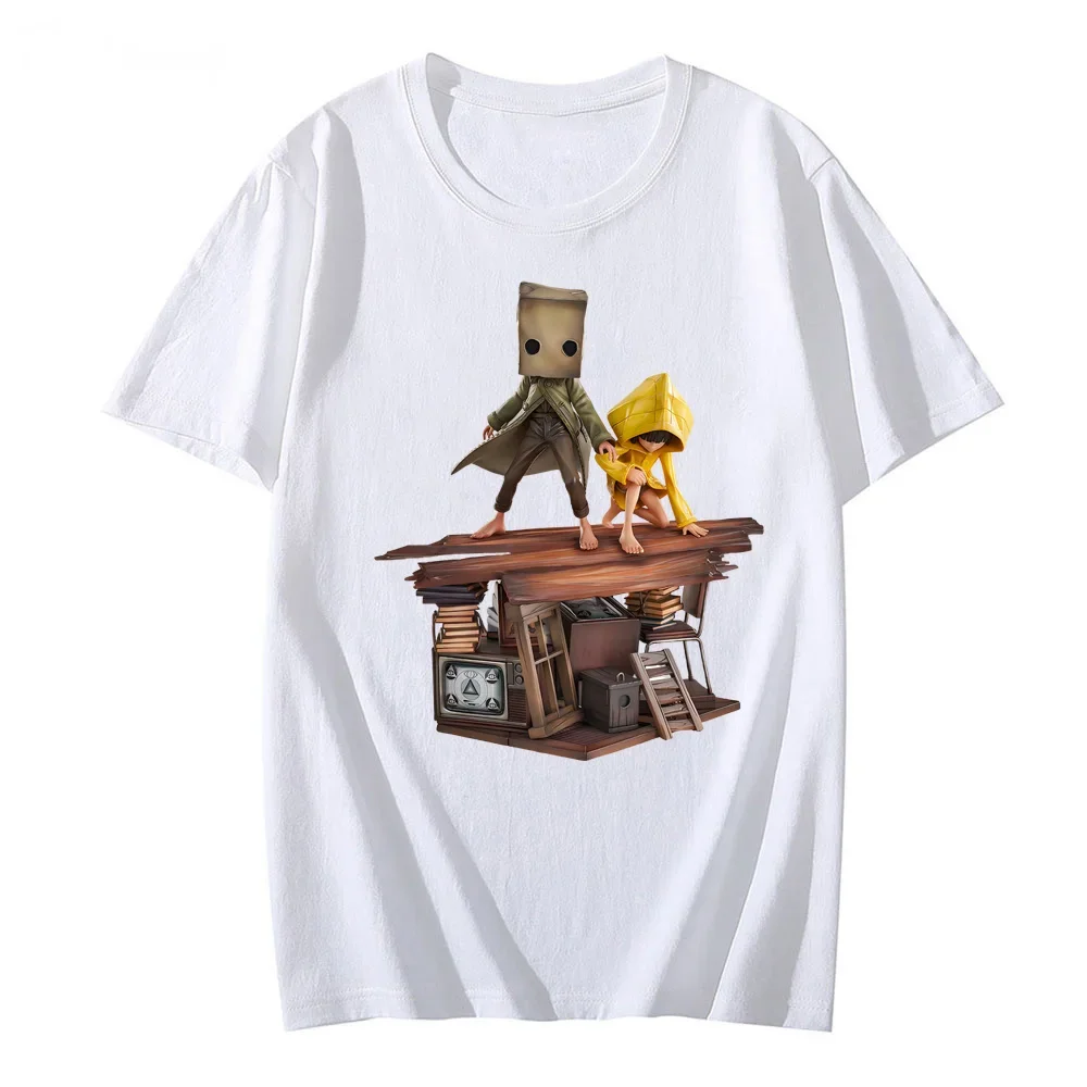 2026new تي شيرت كوابيس صغيرة Harajuku هوديي س الرقبة القطن عالية الجودة تي شيرت عادية الربيع/الصيف التي شيرت Camisetas