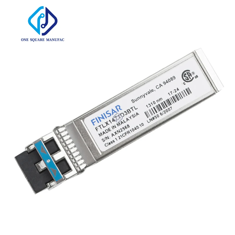Finisar FTLX1471D3BTL LR-10G -10Km SFP + 1310nm 10 جيجابت جهاز إرسال واستقبال الألياف الضوئية أحادي الوضع جديد ومبتكر #3