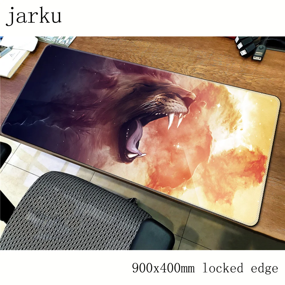 Cats cute mouse pad gamer Tiger 900x400x2mm notbook mouse mat Leopard gaming mousepad pad mouse desk padmouse accessories