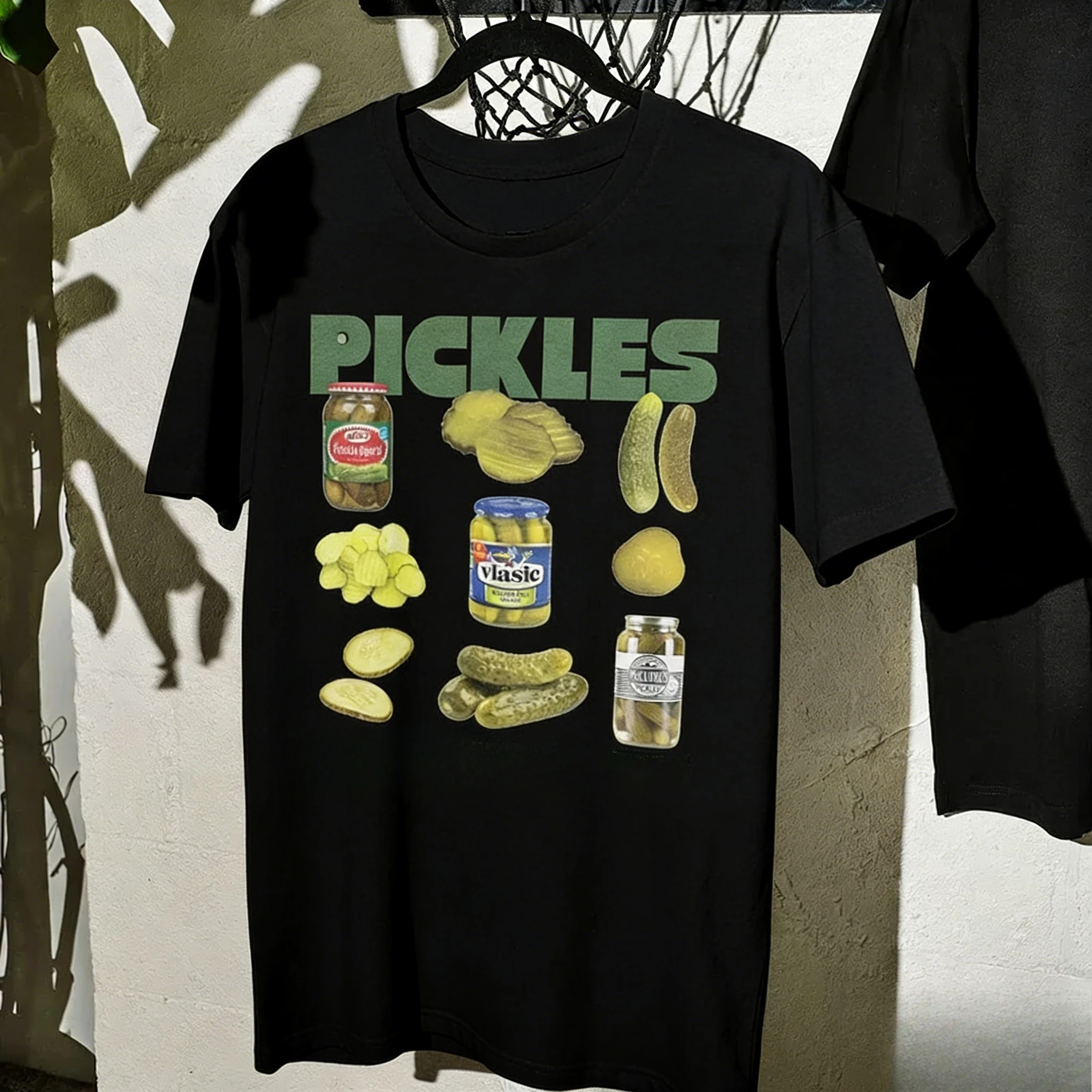 

Лето 2026, новинка, маринованный огурец, огурец, Европа и США, повседневная оригинальная уличная удобная футболка Y2k