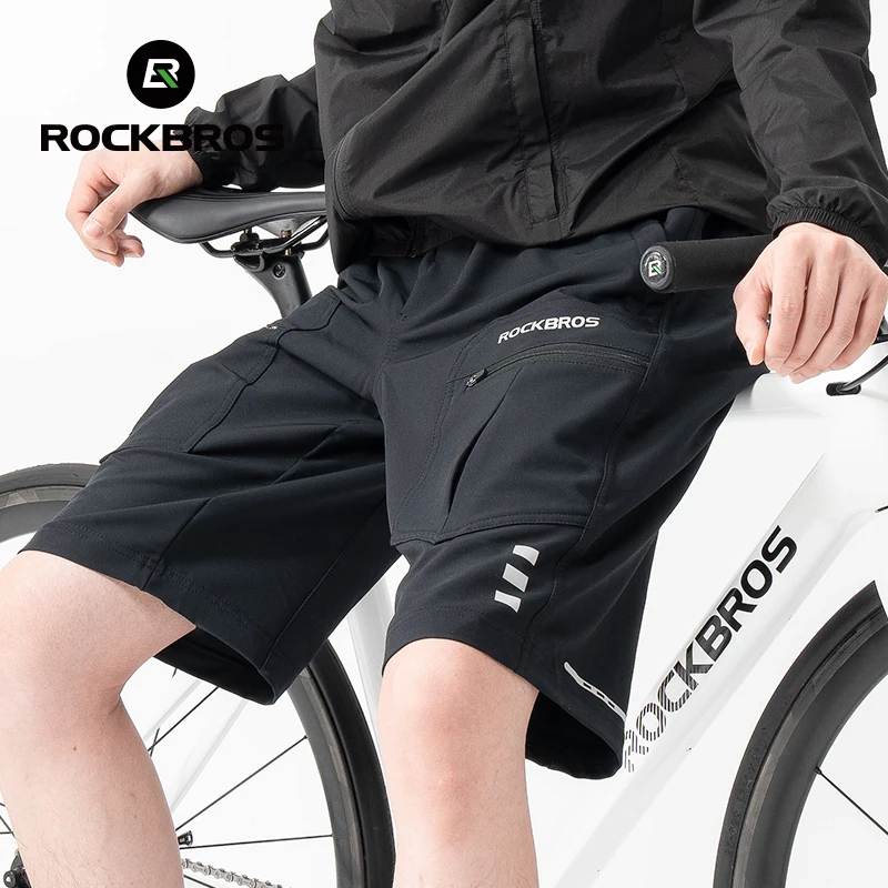 ROCKBROS Cycling Shorts Separable Underwear Shorts MTB Sports Casual Pants Bike Shorts Fitness Breathable Outdoor Ciclismo Pants