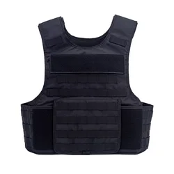 Tactical Vest Black Breathable Multi-functional Outdoor Vest Security Patrol Clothes Molle system