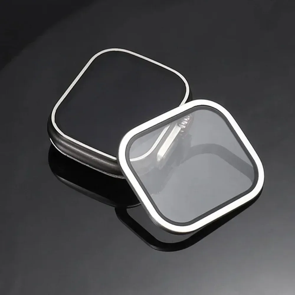 Upgraded Zinc Alloy Tempered Glass Screen Protector For Apple Watch Ultra 2 3 49mm Full Cover HD Clear Anti Scratch Bubble Free