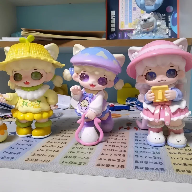 

Дневник-компаньон Mioco, милая кукла-кошка, глухая коробка, подлинная коллекционная фигурка, модный подарок для учащихся средней школы