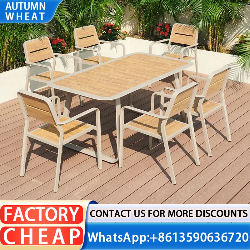 China Factory Sale Modern Solid Teak Slat Frame Design Modular Sectional 3 Piece L Shape Sofa Outdoor Furniture Set