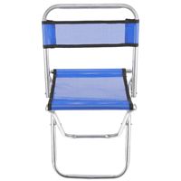  Outdoor Fishing Stool Camping Bank Chair Metal Light Weight Foldable Chairs Travel Beach for Adults