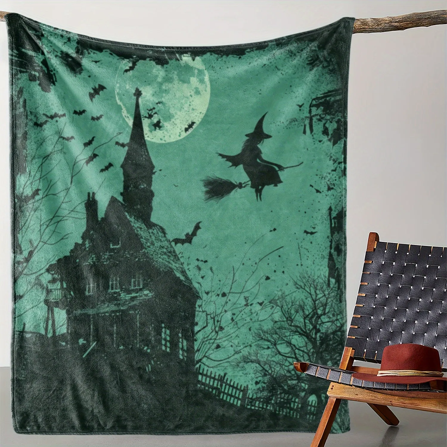 

Vintage Valentine Blanket - Plaid Floral Heart Print Flannel Throw