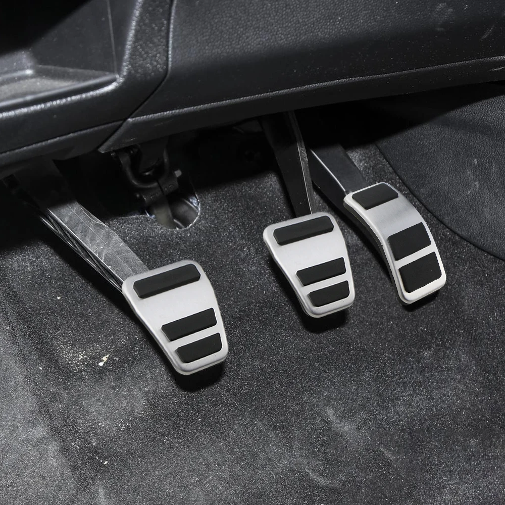 Stainless Steel Car Pedals for Ford Ecosport 2012-2023 Fiesta MK8 2013-2023 Puma 2019-2023 Gas Brake Pedal Cover Pad Accessories