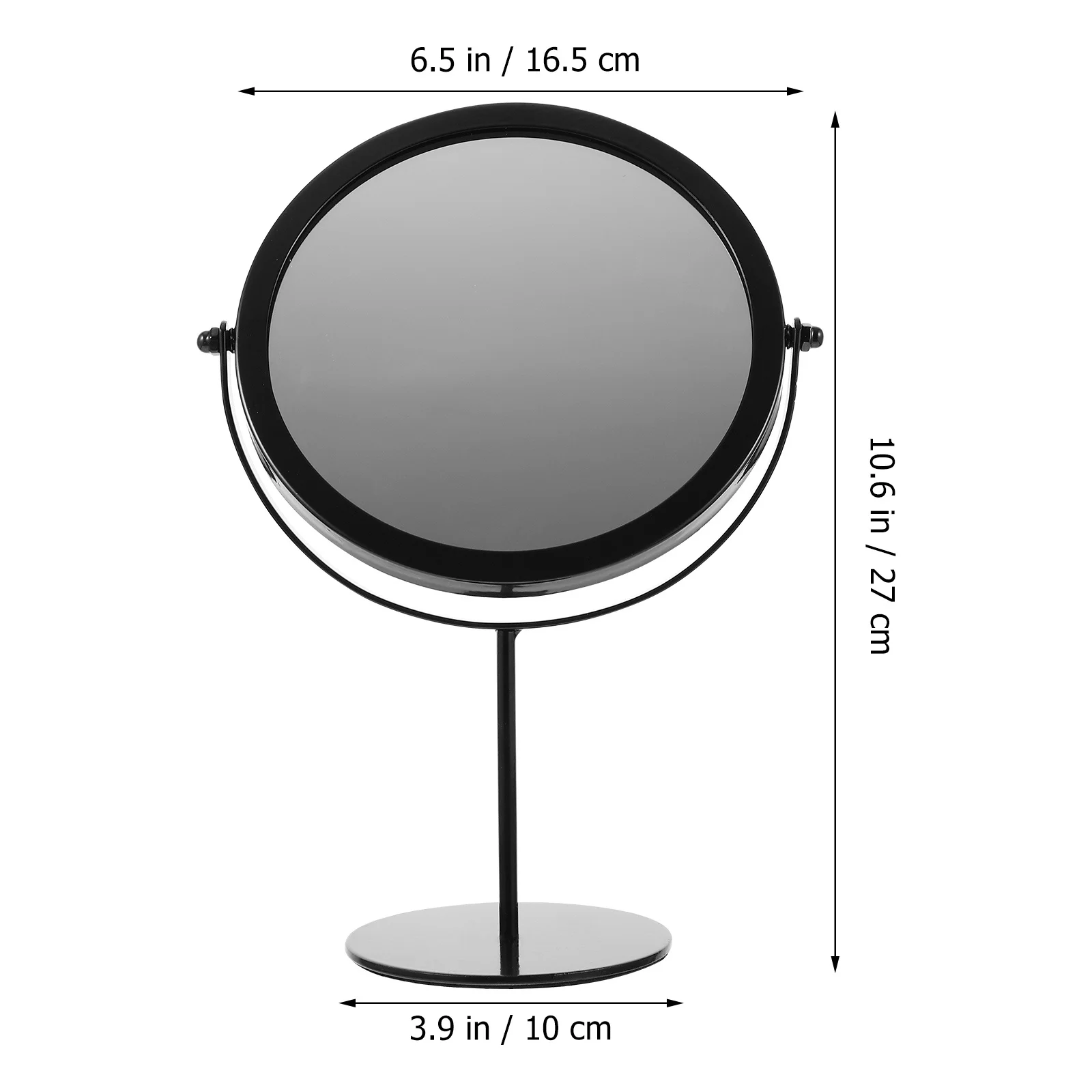 Retro Design Vanity Mirror Rotating Desktop Mirror for Girls Women High-Quality Material Exquisite Craftsmanship Bathroom