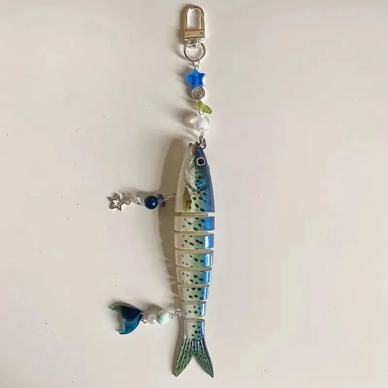 Handmade Fish Keychain,  Gift For Fishing Enthusiasts image 4