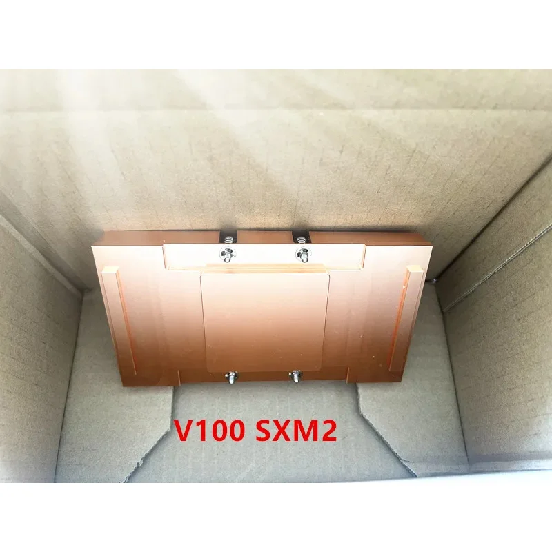 New Original For SXM2 GPU Cooler V100 SXM2 Graphics Card Radiator Fine Copper Heatsink