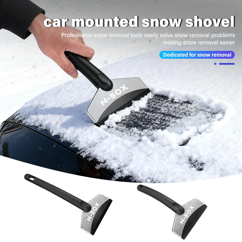 For Honda Car Snow Brush Cleaning Shovel Glass Ice Scrapers Tool Accessories Mugen Fit Vezel HRV City Accord Fit HRV Insight