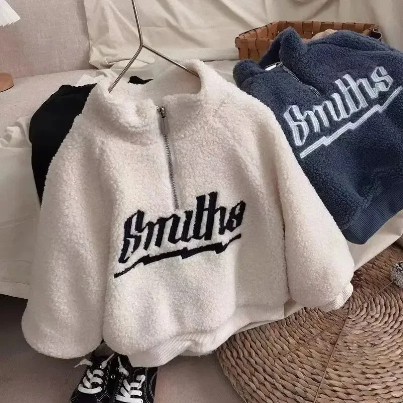 

Kids Winter Coats Children Jackets Clothing 2023 New Children Outerwear Boy Warm Fleece Autumn Spring Jacket Baby Girls