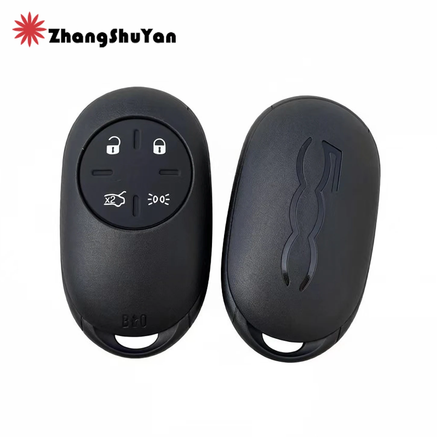 

Fit to remote Car Key Shell Case For Fiat 500 500e 500 E 4/5 High Quality Keyless Remote New Car Key Shell Case and Uncut Blade