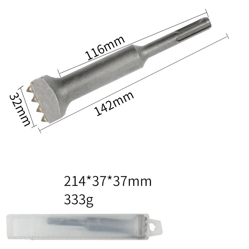 F50 Electric Hammer Chisel Bit for Surface Roughening Percussion Hammer Chisel Tool for Wall Concrete Ceramic Tile