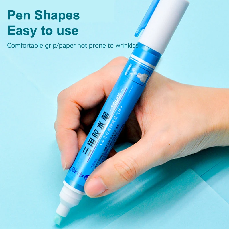 Large Capacity Solid Glue Pen Three-Purpose Fast Dry Glue Pen DIY Super Strong Glue Stick Stationery Supplies