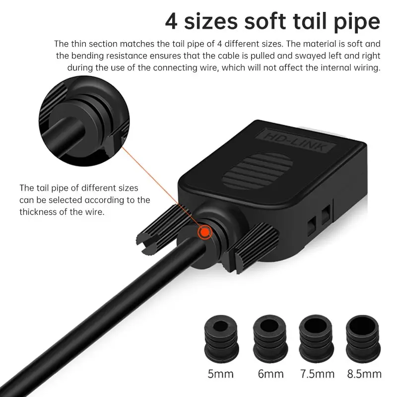 DB9 DB15 DB25 Connector 9 15 25-pin Male Female Solder-free Breakout Connector COM RS232 Serial Port D-SUB Terminal Plug Adapter