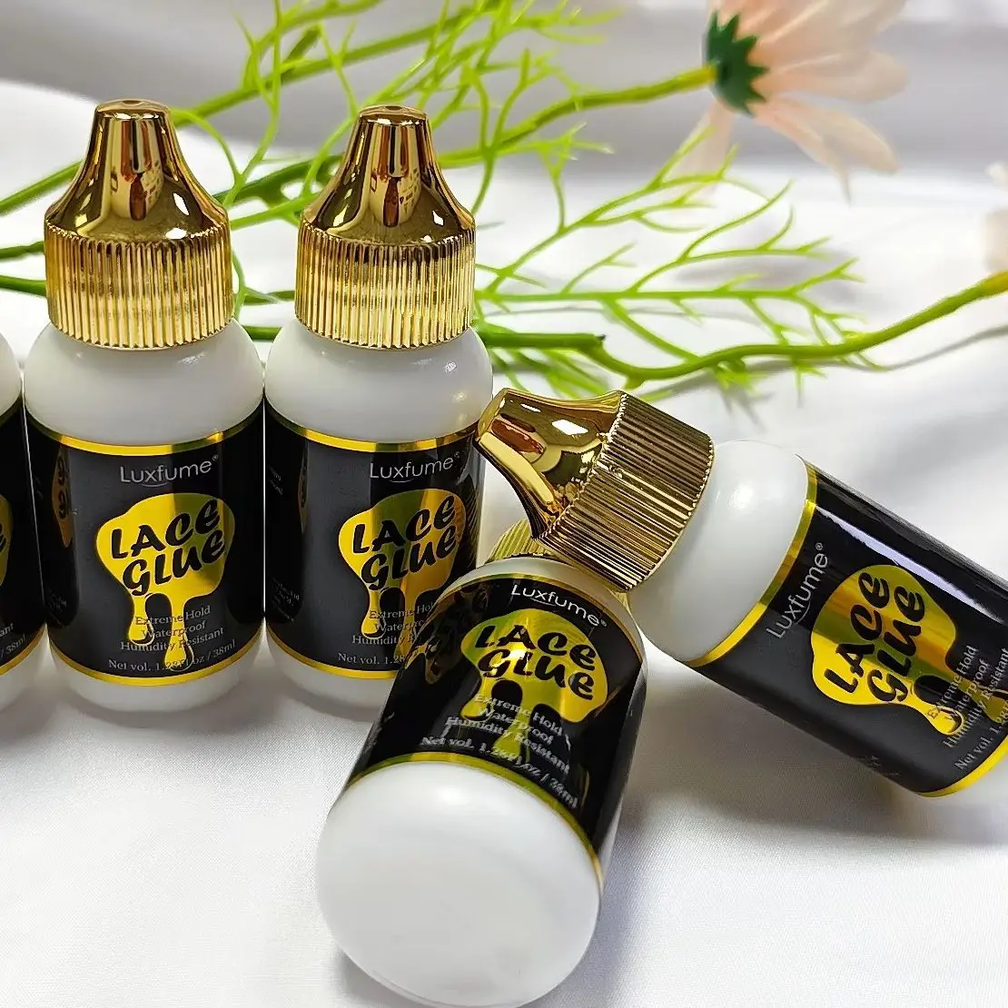 

5/3/2/1PC 38ml1.3oz WaterProof Lace Glue Wig Bonding Glue Invisible Hair lace Glue For Lace Wig/Toupee/Hair Extensions lace glue