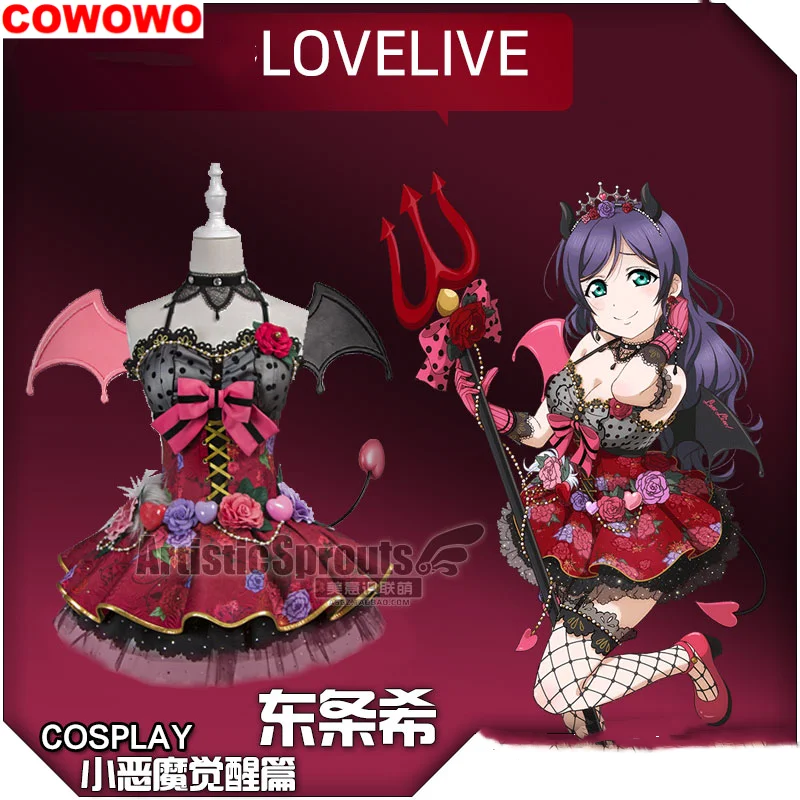 Lovelive Tojo Nozomi Little Devils Women Cosplay Costume Cos Game Anime Party Uniform Hallowen Play Role Clothes Clothing